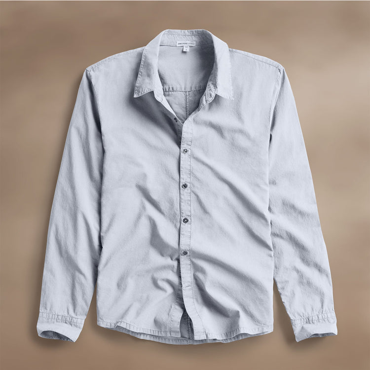 Standard Shirt in Grey Sky Pigment | James Perse Los Angeles