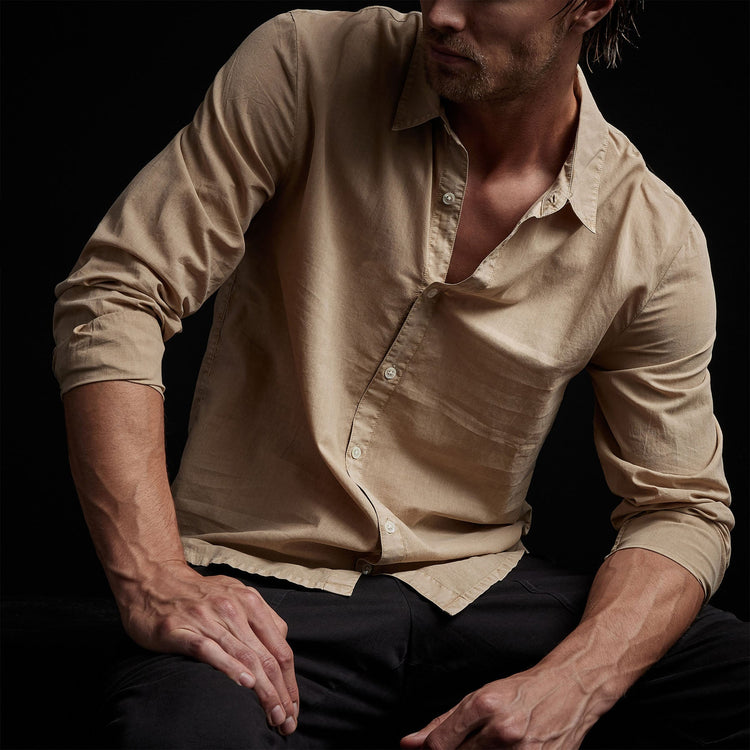 Standard Shirt in Jodhpur Pigment | James Perse Los Angeles