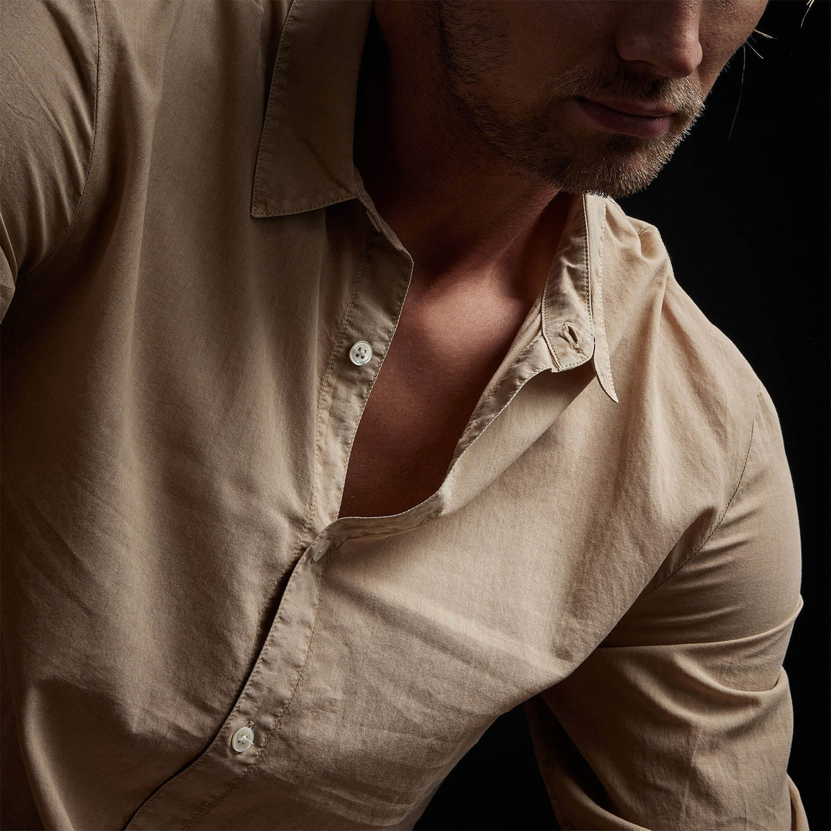 Standard Shirt in Jodhpur Pigment | James Perse Los Angeles