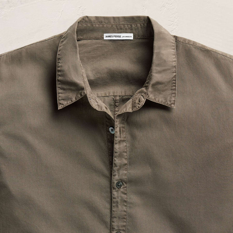 Standard Shirt in Light Olive Pigment | James Perse Los Angeles