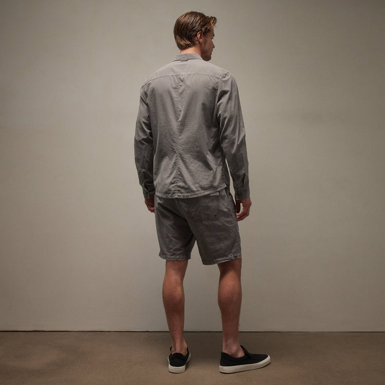 Standard Shirt in Silver Grey Pigment | James Perse Los Angeles
