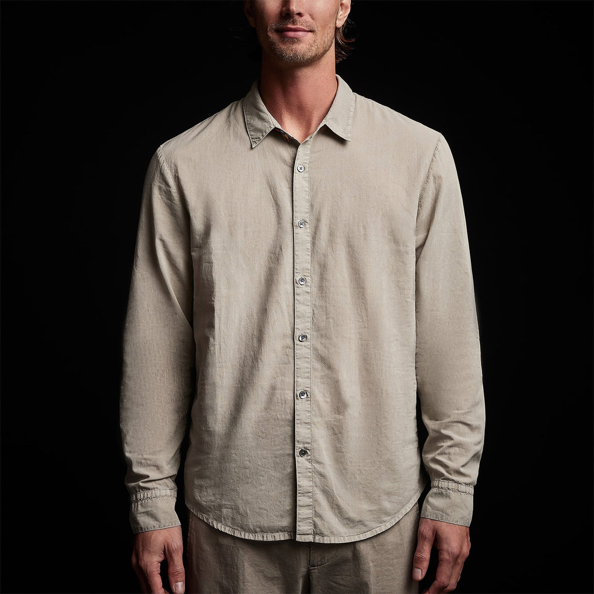 Standard Shirt in Silt Pigment | James Perse Los Angeles 