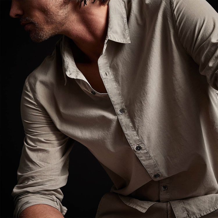Standard Shirt in Silt Pigment | James Perse Los Angeles 