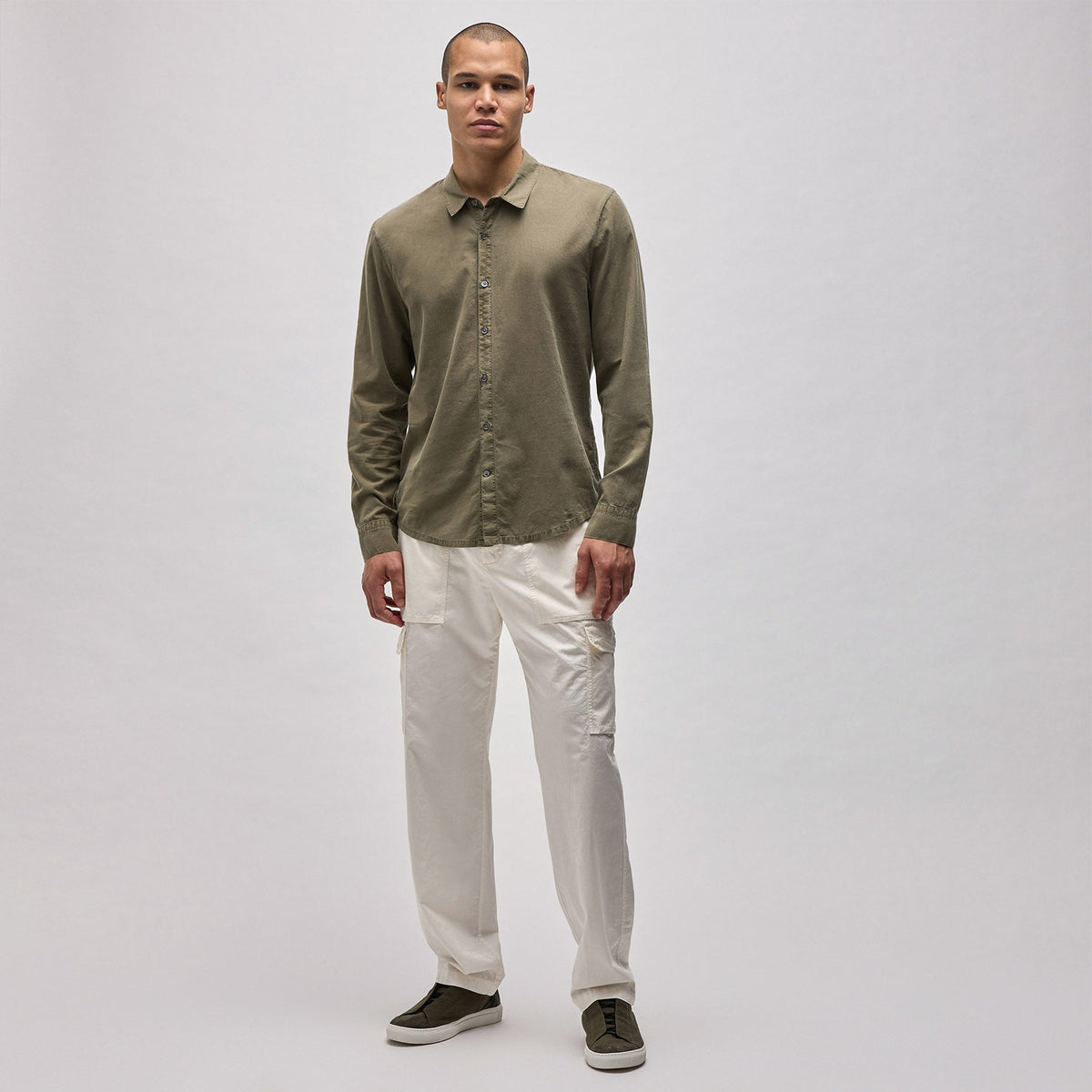 Standard Shirt in Trooper Pigment | James Perse Los Angeles