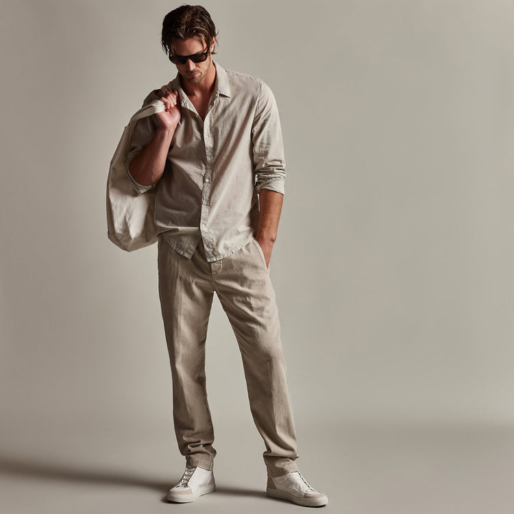 Standard Shirt in Toast Pigment | James Perse Los Angeles