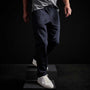 Cotton Linen Cuffed Trouser in Blue Oil | James Perse Los Angeles 