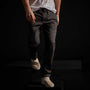 Stretch Cotton Linen Cuffed Trouser in Magma Pigment | James Perse Los Angeles