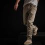 Stretch Cotton Linen Cuffed Trouser - Mineral Pigment | James Perse Los Angeles