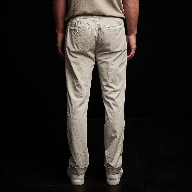 Cotton Linen Cuffed Trouser in Paste Pigment | James Perse Los Angeles