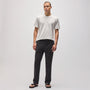 Cotton Linen Work Pant in Black | James Perse Los Angeles