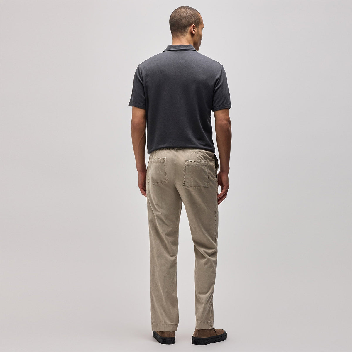 Cotton Linen Work Pant in Mineral Pigment | James Perse Los Angeles
