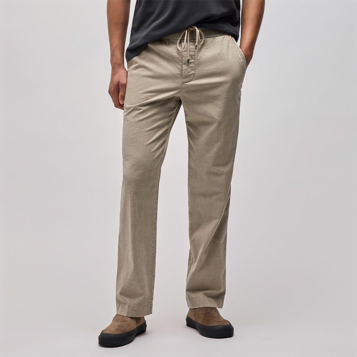Cotton Linen Work Pant in Mineral Pigment | James Perse Los Angeles