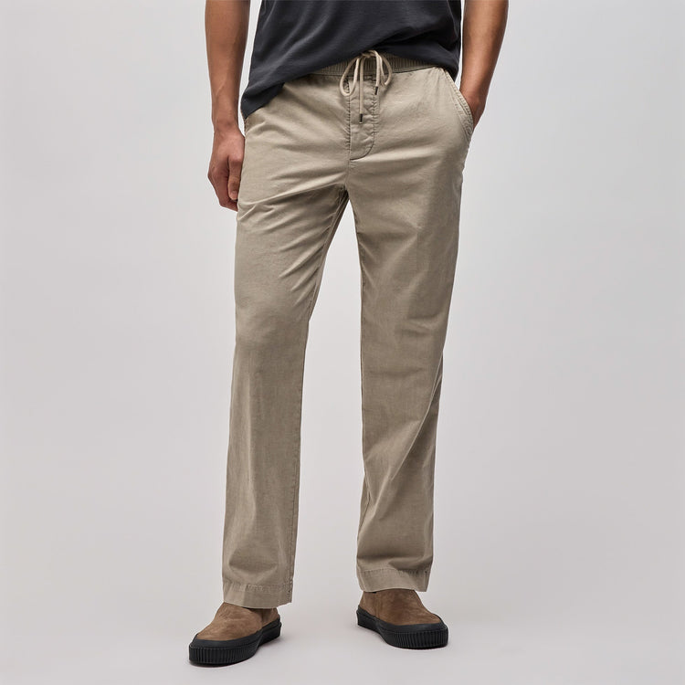 Cotton Linen Work Pant in Mineral Pigment | James Perse Los Angeles