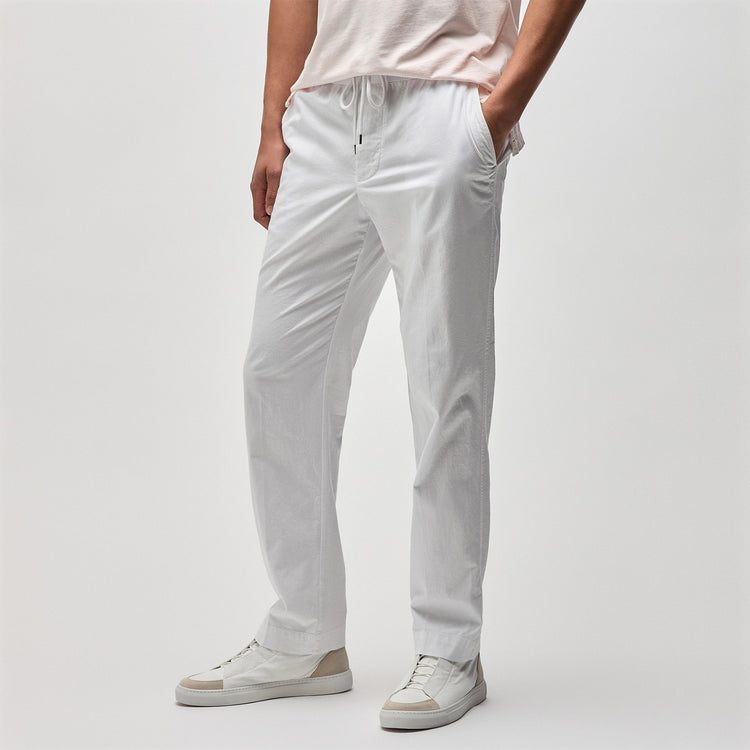 Cotton Linen Work Pant in White | James Perse Los Angeles