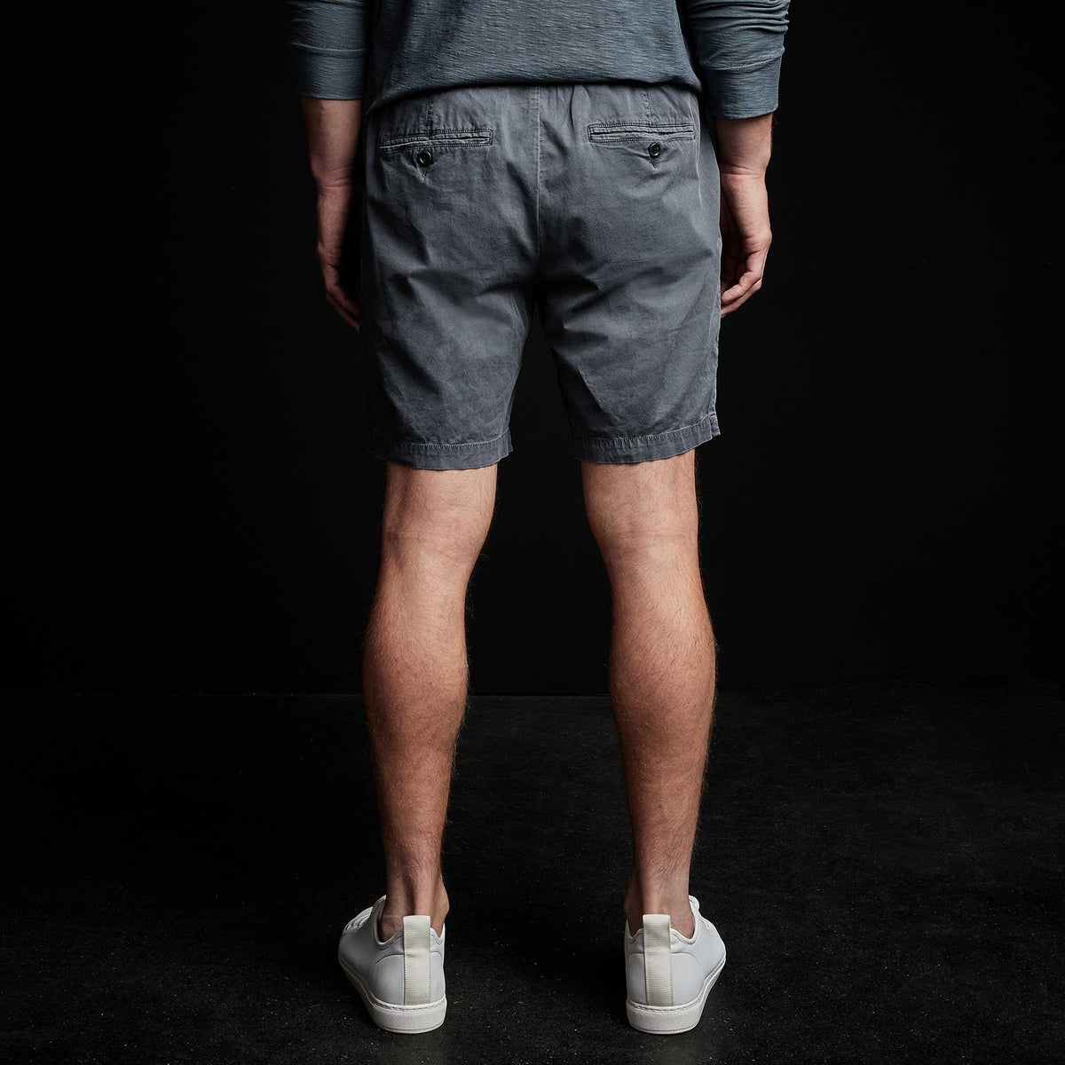 Cotton Linen Tailored Short in Maine Pigment | James Perse Los Angeles