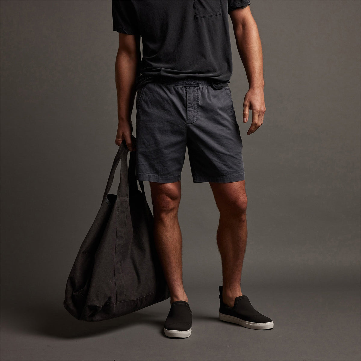 Cotton Linen Tailored Short in Maine Pigment | James Perse Los Angeles