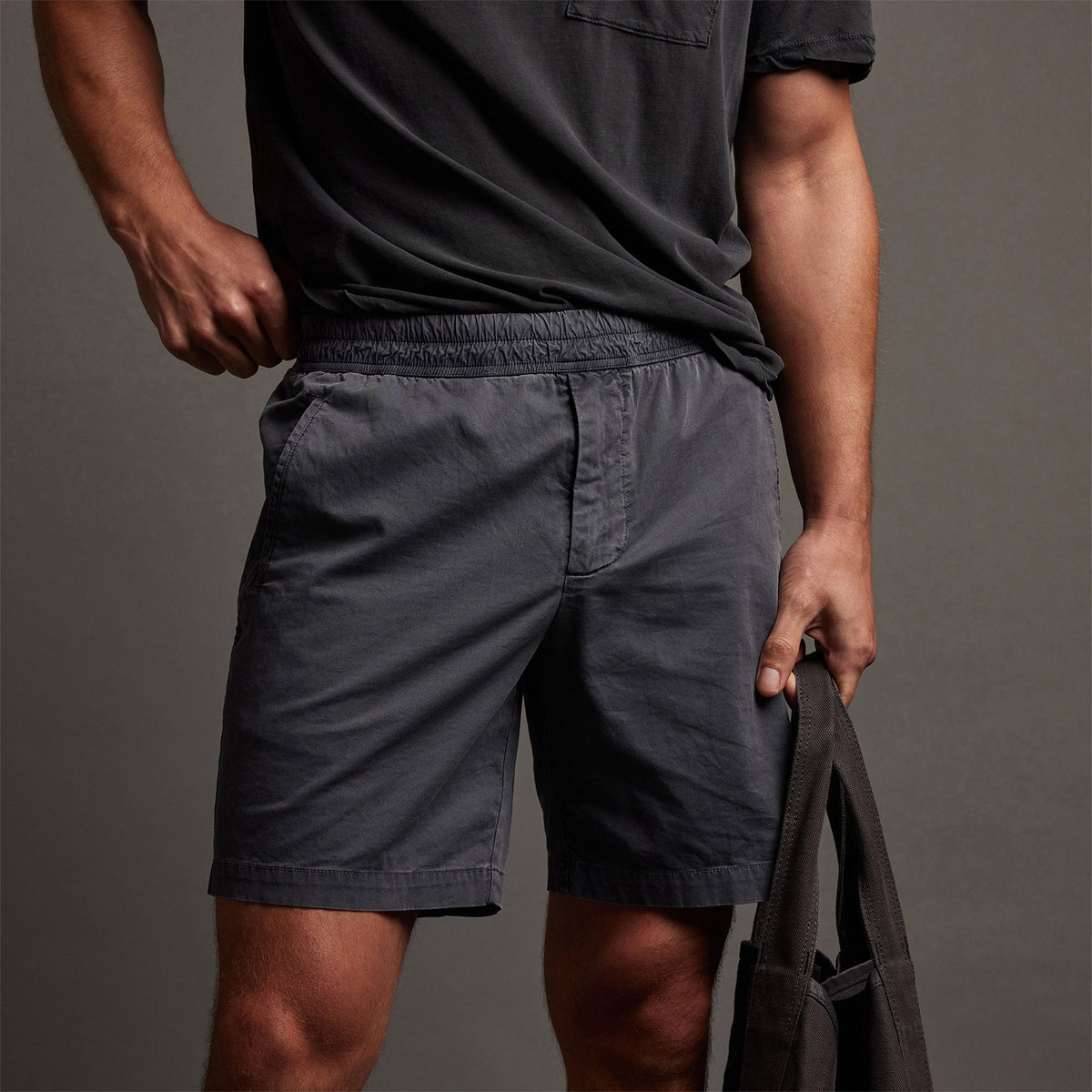 Cotton Linen Tailored Short in Maine Pigment | James Perse Los Angeles