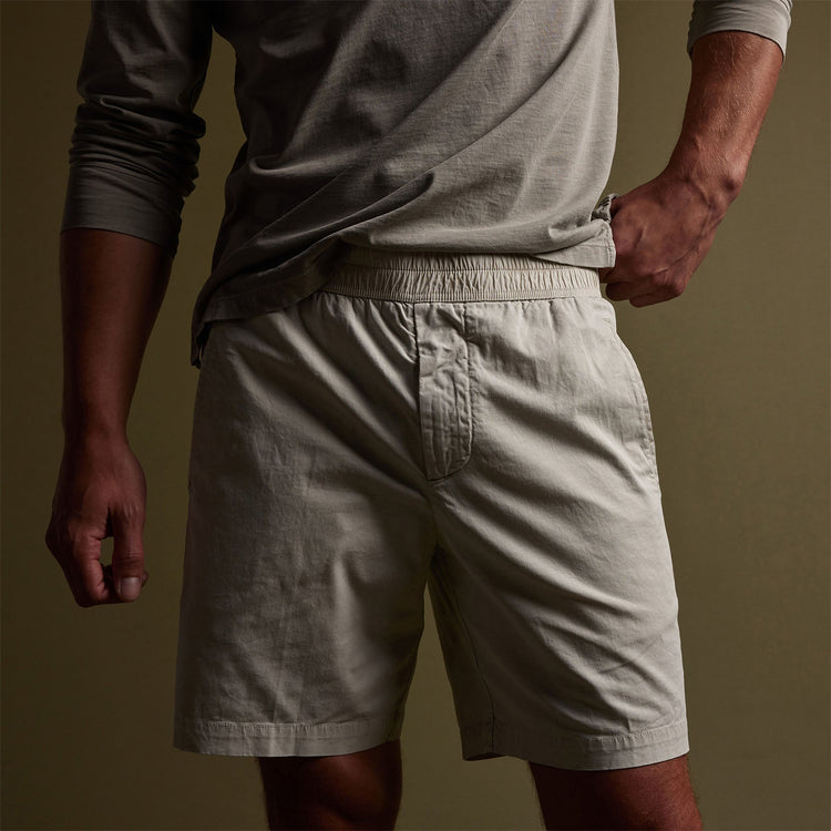 Cotton Linen Tailored Short in Paste Pigment | James Perse Los Angeles