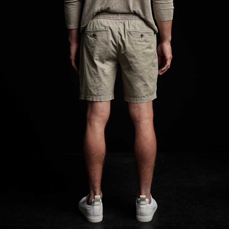 Cotton Linen Tailored Short in Silt Pigment | James Perse Los Angeles