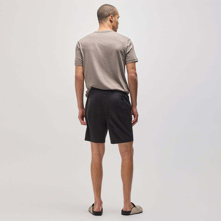 Cotton Linen Work Pant in Black | James Perse Los Angeles