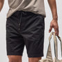 Cotton Linen Work Pant in Black | James Perse Los Angeles
