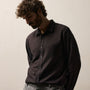 Refined Cotton Flannel Shirt in Cocoa | James Perse Los Angeles