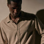 Cotton Flannel Shirting in Stone | James Perse Los Angeles