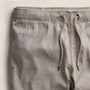 Stretch Linen Jogger in Fog Pigment | James Perse Los Angeles