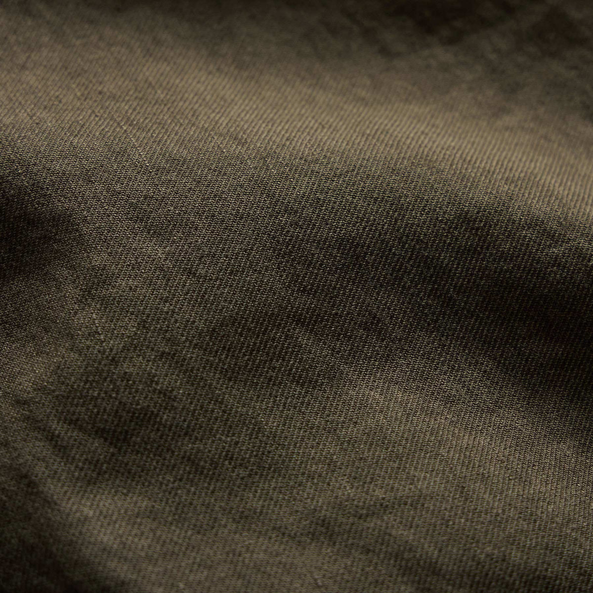 Ln Cotton Strch Micro Canvas Pant in Army Green Pigment | James Perse Los Angeles