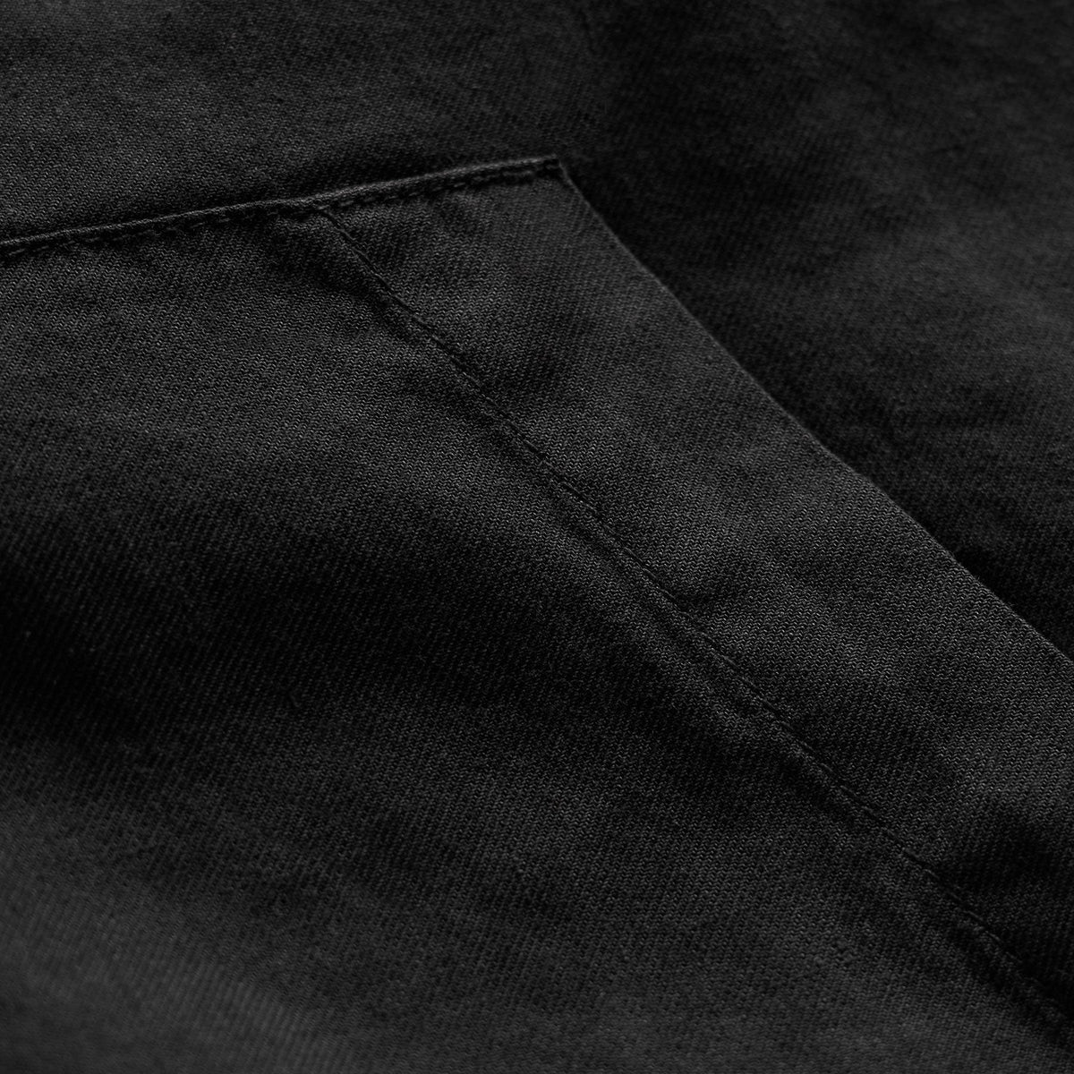 Stretch Linen Track Jacket in Black | James Perse Los Angeles