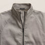 Stretch Linen Track Jacket in Fog Pigment | James Perse Los Angeles