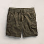 Linen Cotton Utility Short in Army Green Pigment | James Perse Los Angeles