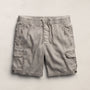 Linen Cotton Utility Short in Fog Pigment | James Perse Los Angeles