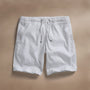 Linen Blend Jogger Short in White | James Perse Los Angeles