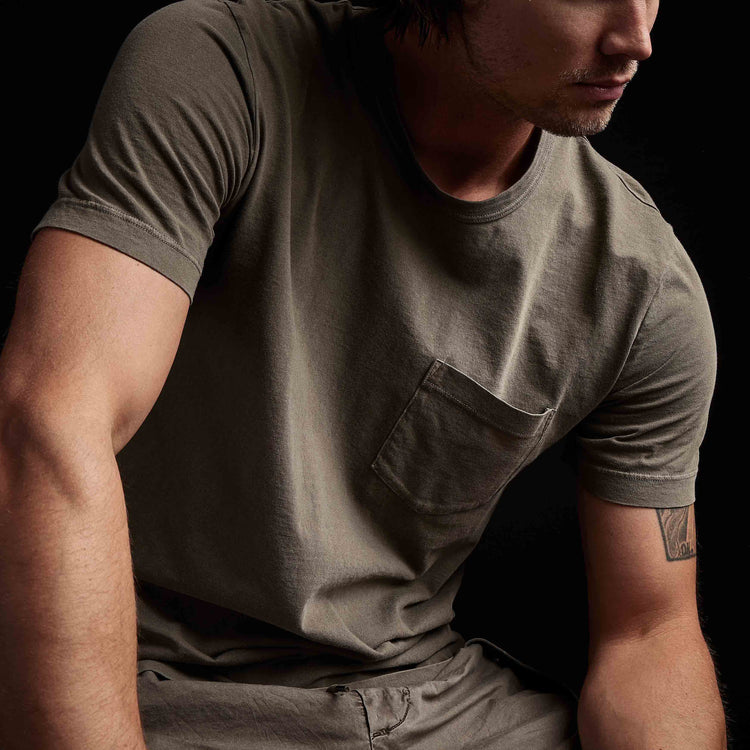 lightweight jersey pocket tee ammo pigment mlj3282 | James Perse Los Angeles 