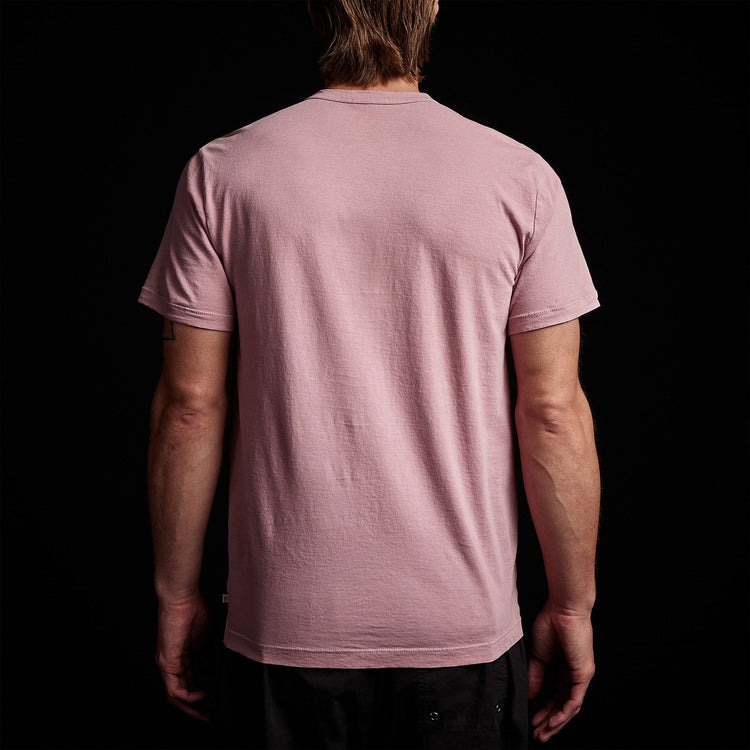 lightweight jersey pocket tee antique rose pigment mlj3282 | James Perse Los Angeles 