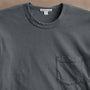 Lightweight Jersey Pocket Tee in Asphalt Pigment | James Perse Los Angeles