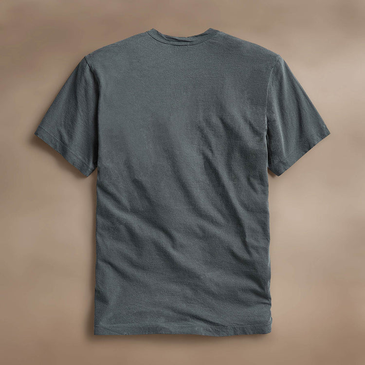 Lightweight Jersey Pocket Tee in Asphalt Pigment | James Perse Los Angeles