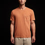 Lightweight Jersey Pocket Tee in Bonfire Pigment | James Perse Los Angeles