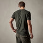 Lightweight Jersey Pocket Tee in Dark Olive Pigment | James Perse Los Angeles