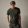 Lightweight Jersey Pocket Tee in Dark Olive Pigment | James Perse Los Angeles
