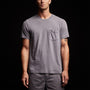 Lightweight Jersey Pocket Tee in Flannel Pigment | James Perse Los Angeles