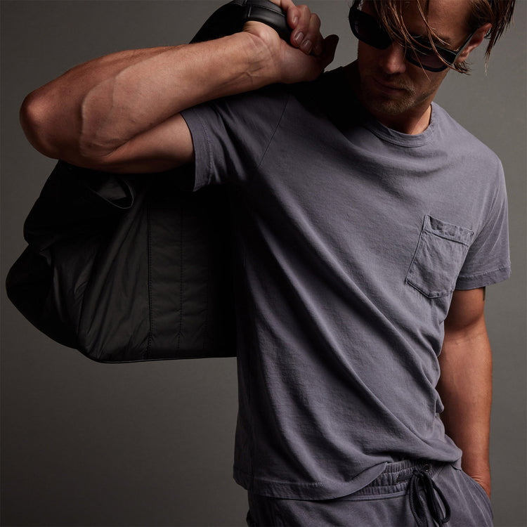 Lightweight Jersey Pocket Tee in Flannel Pigment | James Perse Los Angeles