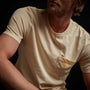 Lightweight Jersey Pocket Tee - Gesso Pigment | James Perse Los Angeles