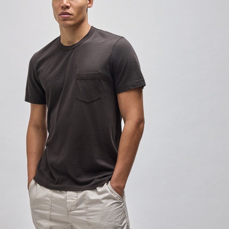Lightweight Jersey Pocket Tee in Kona | James Perse Los Angeles