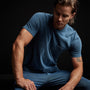 Lightweight Jersey Pocket Tee in Lake Pigment | James Perse Los Angeles
