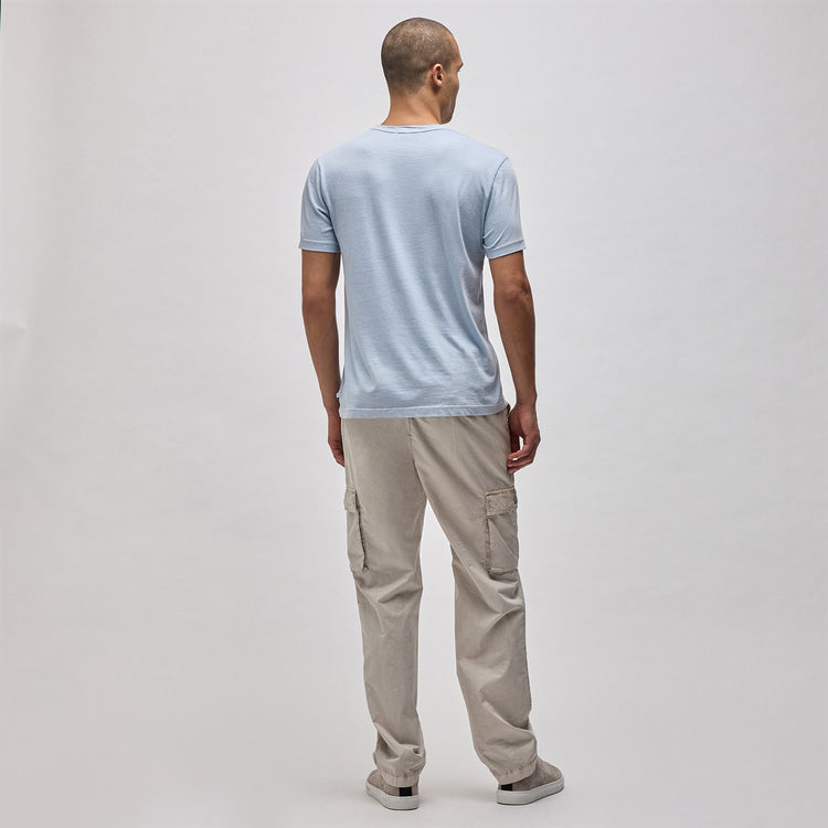 Lightweight Jersey Pocket Tee in Open Sky Pigment | James Perse Los Angeles