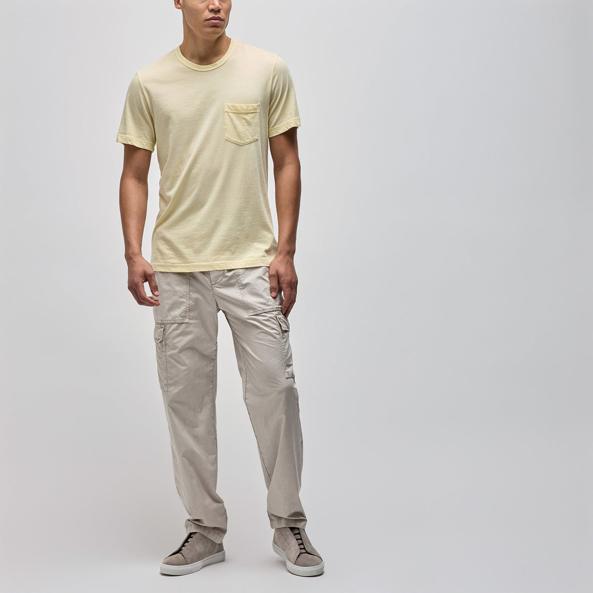 Lightweight Jersey Pocket Tee in Oz Pigment | James Perse Los Angeles