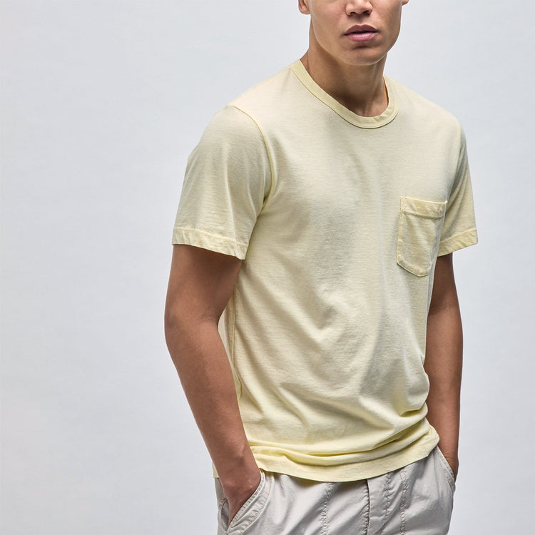 Lightweight Jersey Pocket Tee in Oz Pigment | James Perse Los Angeles