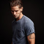 Lightweight Jersey Pocket Tee in Sea Captain Pigment | James Perse Los Angeles